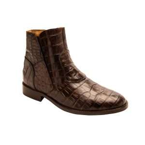 Mi Amuleto » Zapato Exótico Artesanal Mexicano Botín Piel de Cocodrilo